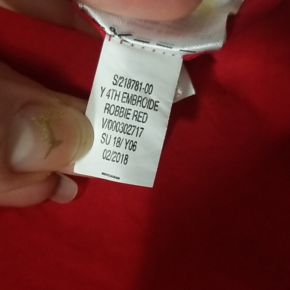 Old Navy Toddler Girl Embroidered Red Top 2T - Picture 6 of 8